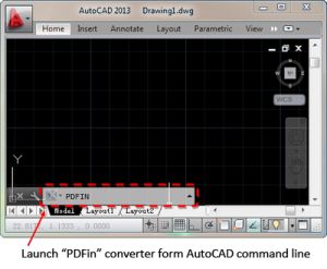 PDFin-AutoCAD Plug-in