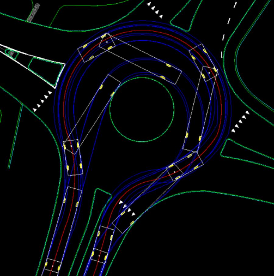 Vehicle Turning Circles Free