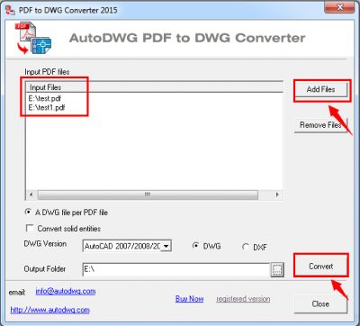 AutoDWG PDF to DWG Pro